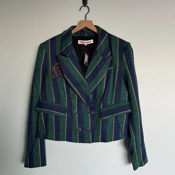 Free People Betty Striped Blazer - Picture 6 of 9